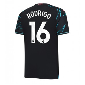 Manchester City Rodri Hernandez #16 Koszulka Trzecich 2023-24 Krótki Rękaw